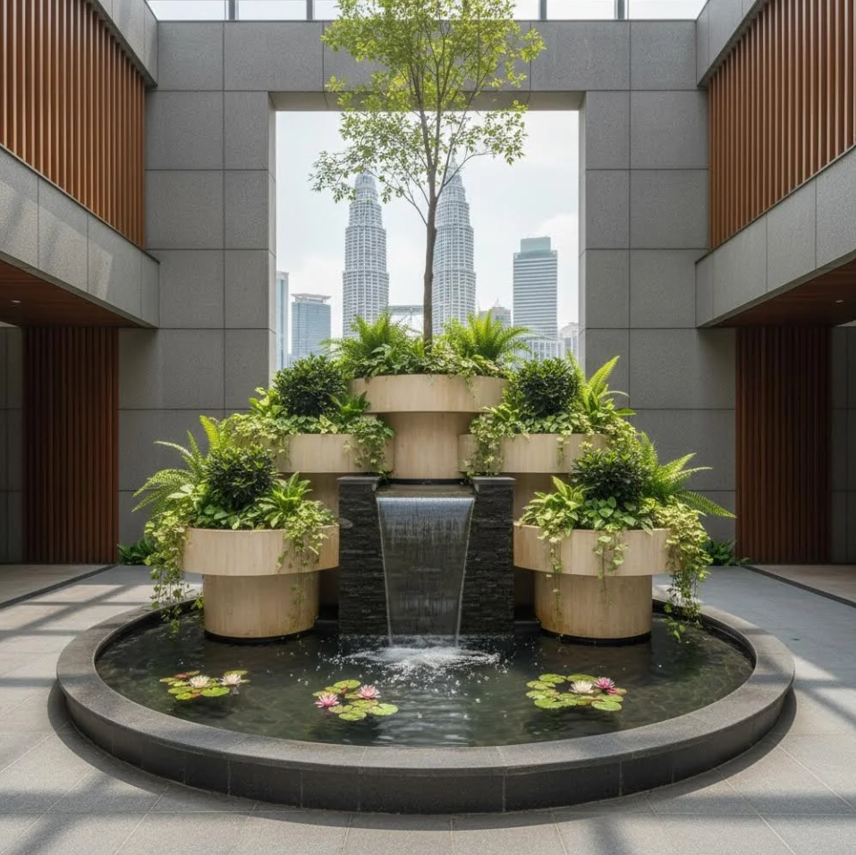 Custom Water Feature Specialist Malaysia 马来西亚专业定制水景 Pakar Ciri Air Tersuai Malaysia