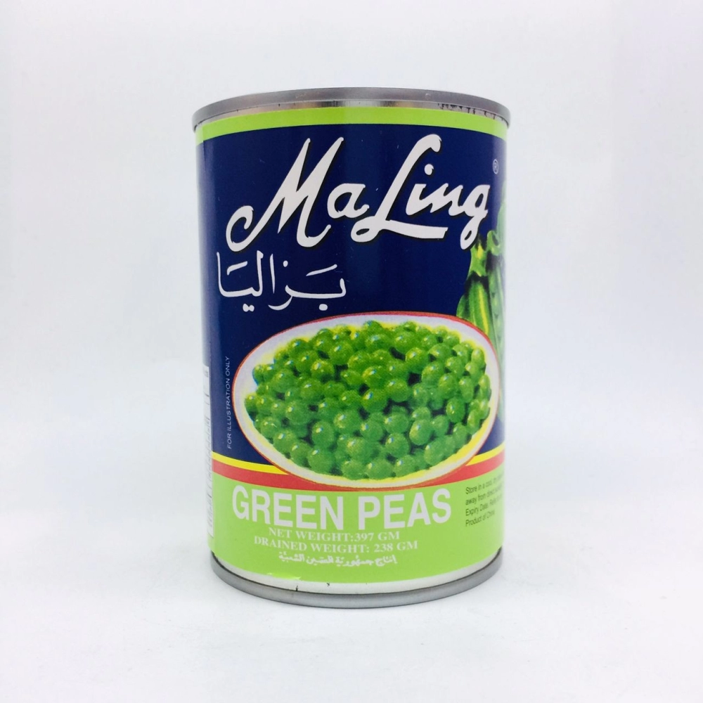 Ma Ling Green Peas 梅林青豆 397g