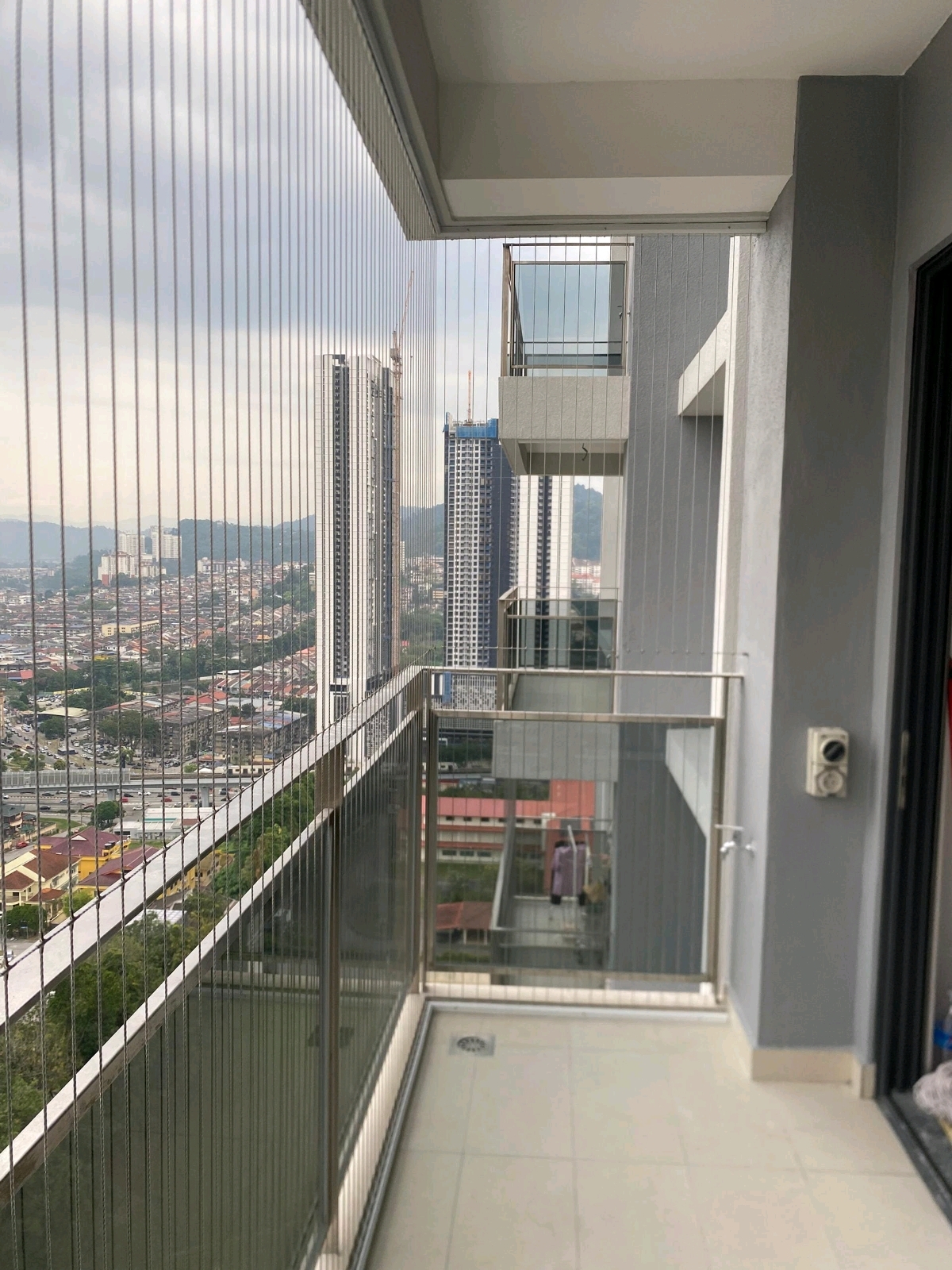 Invisible Cable Grille done at Sunway Alishan