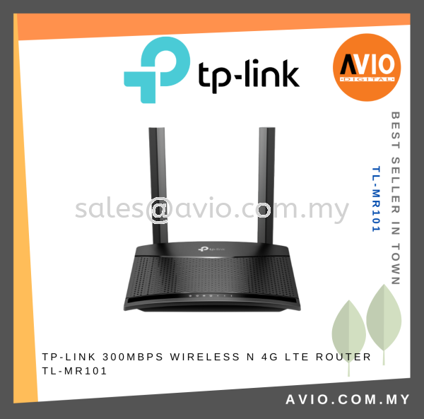 TP-LINK 300Mbps Wireless N 4G LTE Router TL-MR101 TP-LINK Johor Bahru (JB), Kempas, Johor Jaya Supplier, Suppliers, Supply, Supplies | Avio Digital