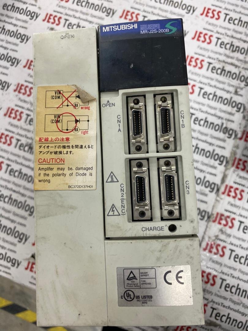 Repair MITSUBISHI  AC SERVO DRIVE MR-J2S- 200B MALAYSIA, SINGAPORE, THAILAND, VIETNAM, INDONESIA