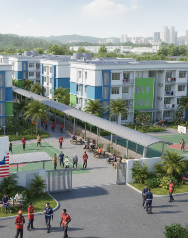 CLQ Compliant Worker Hostel Selangor | LG Solution (M) Workforce Solutions