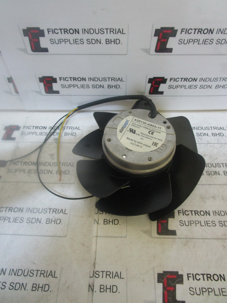 A2S130-AB03-11 A2S130AB0311 EBMPAPST 220-240VAC Axial Fan Supply Malaysia Singapore Indonesia USA Thailand