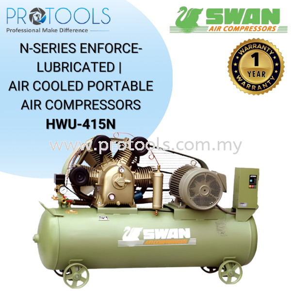 HWU-415N N-SERIES ENFORCE- LUBRICATED | AIR COOLED PORTABLE AIR COMPRESSORS | *PRICE ON REQUEST* swan AIR COMPRESSOR Johor Bahru (JB), Malaysia, Senai Supplier, Suppliers, Supply, Supplies | Protools Hardware Sdn Bhd