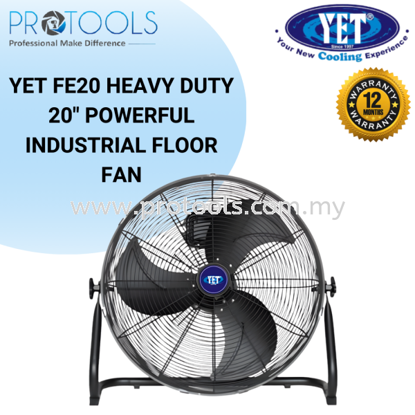 YET FE20 HEAVY DUTY 20" POWERFUL INDUSTRIAL FLOOR FAN | *PRICE ON REQUEST* Others Johor Bahru (JB), Malaysia, Senai Supplier, Suppliers, Supply, Supplies | Protools Hardware Sdn Bhd