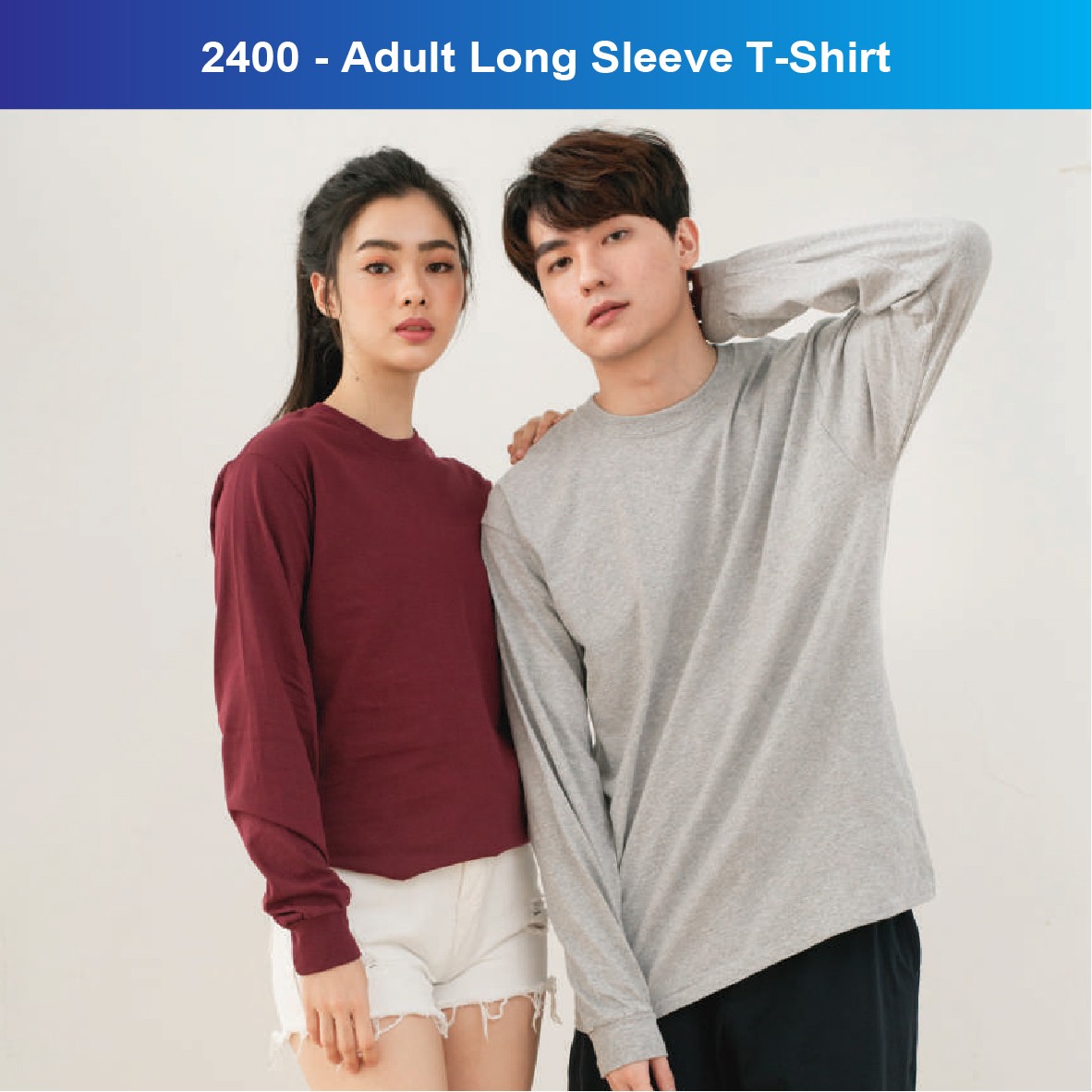 2400 - Adult Long Sleeve T-Shirt