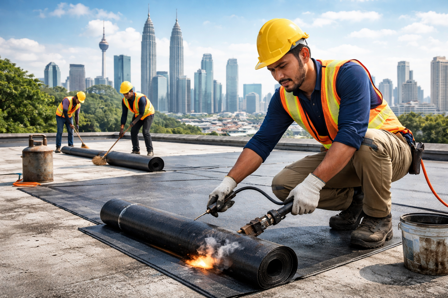 Concrete Roof Membrane Replacement Contractor KL