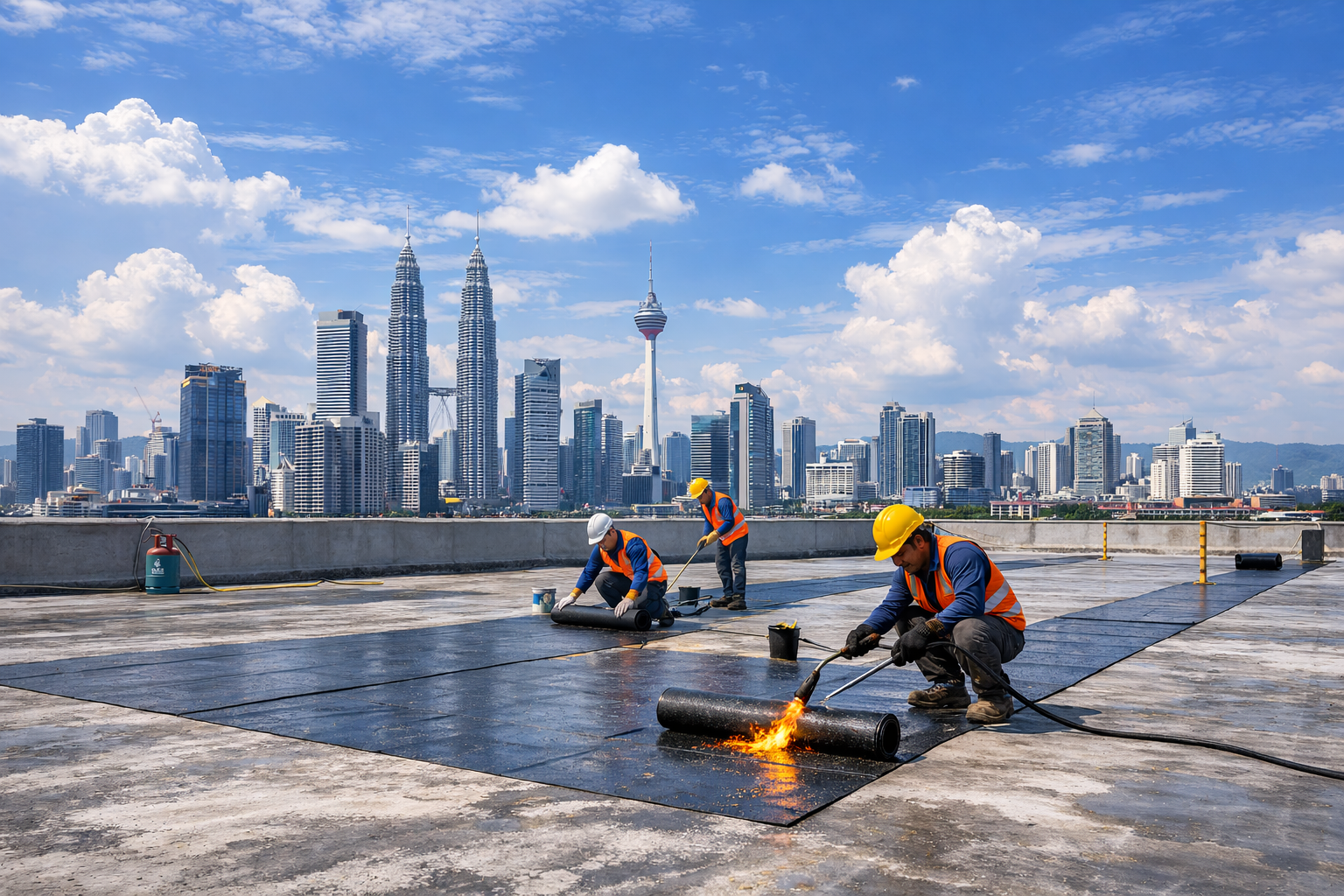 Professional Waterproofing Membrane Installation Malaysia