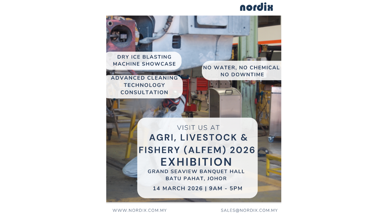 Visit us at the Agri, Livestock & Fishery Exhibition 2026 at Batu Pahat, Johor | 14 March 2026