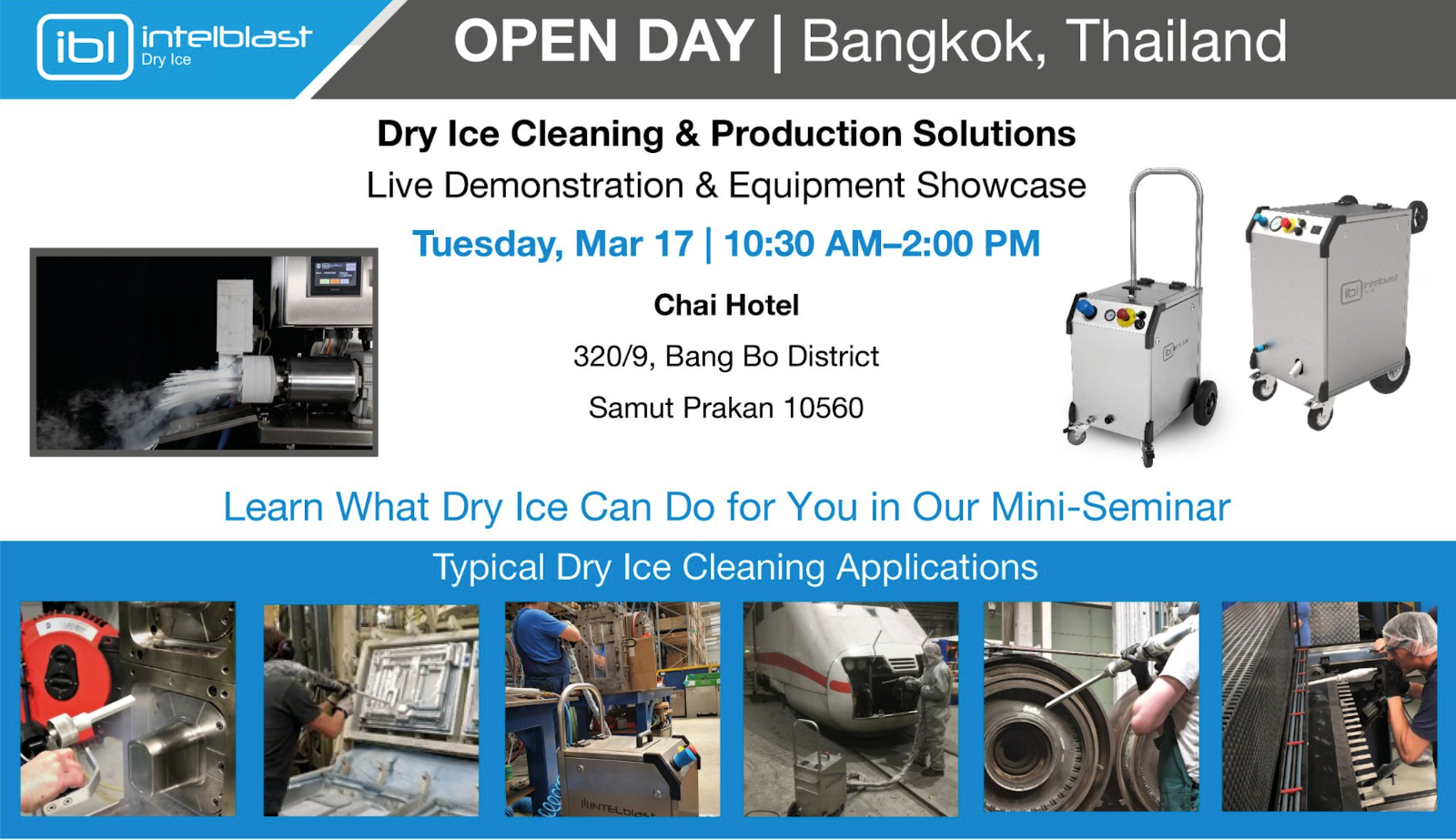 Join Our Dry Ice Blasting & Dry Ice Production Seminar in Bangkok | 17 March 2026