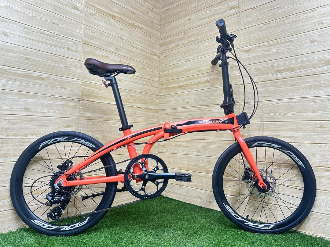 20" Foldie Raleigh Ugo 8s