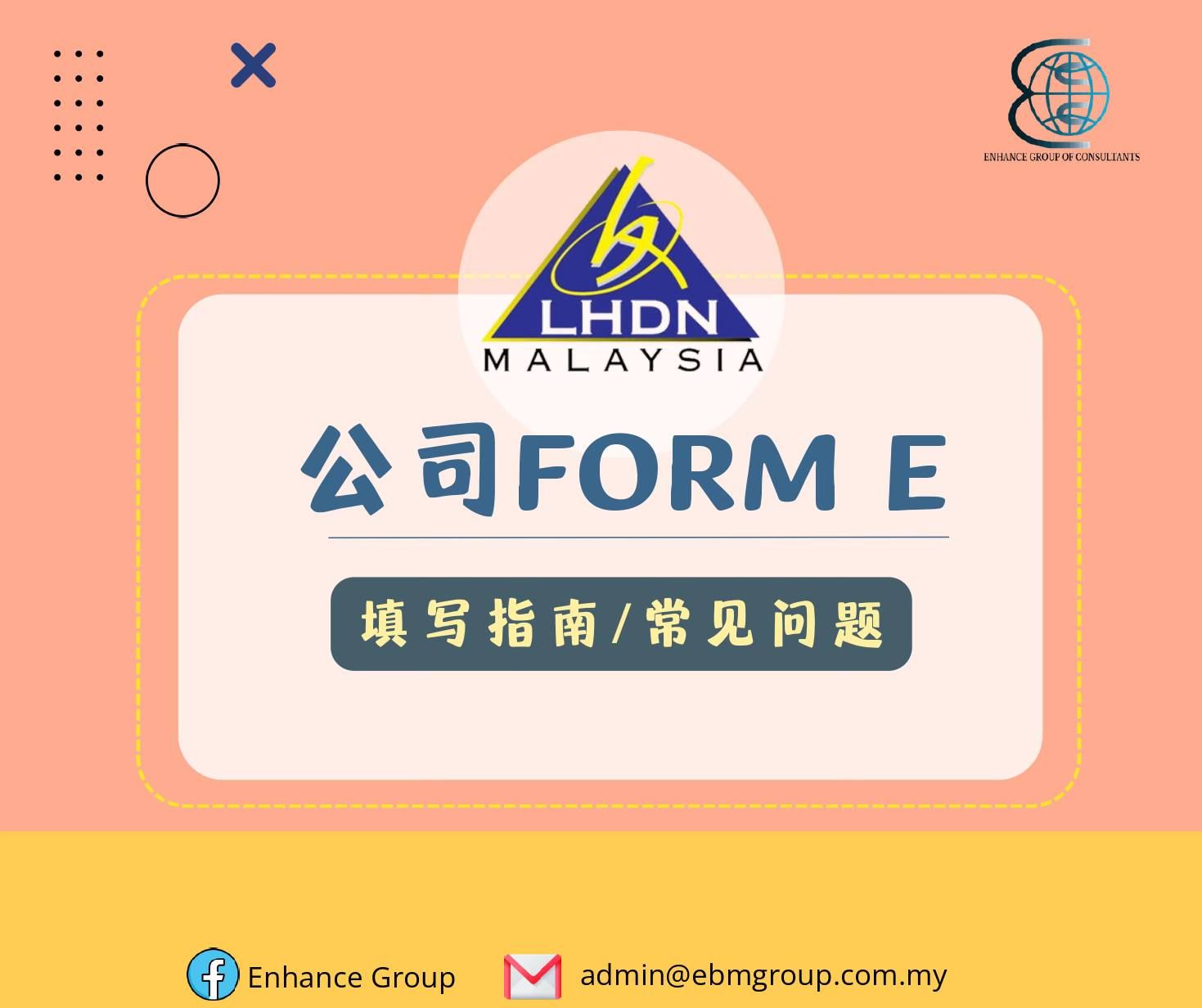 【 公司 Form E 完整教学指南 】