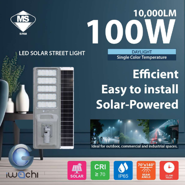 Iwachi LED Solar Street Light (Sirim) Iwachi LED Street Light / Lantern Iwachi Malaysia, Selangor, Kuala Lumpur (KL), Semenyih Supplier, Wholesaler, Supply, Supplies | Energy Option Sdn Bhd