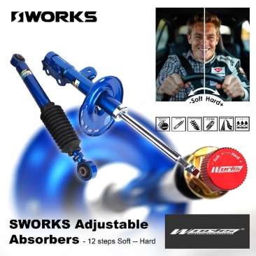 WORKS ENGINEERING ABSORBER FOR MAZDA 3 2015-2019 (12-STEP ADJUSTABLE)