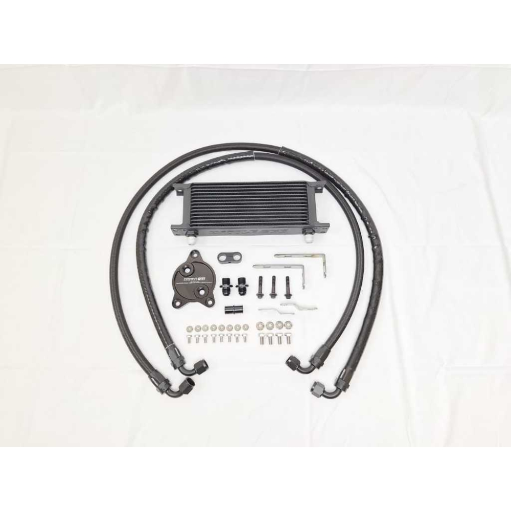 Battle Bee CVT Oil Cooler Kit With Adaptor for Toyota Vios NSP151 (14 Row)(Steel Braided Hose Type)