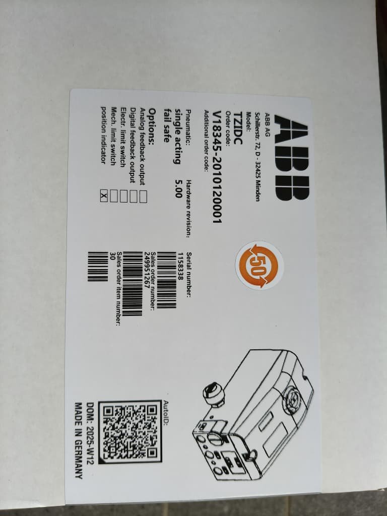 ABB TZIDC Digital Positioner Malaysia