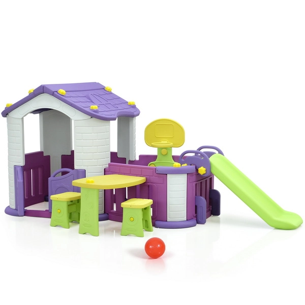 29031 Pink Big House with 3 Play Activities Play House Playground Playground Indoor Johor Bahru JB Malaysia Supplier & Supply | I Education Solution