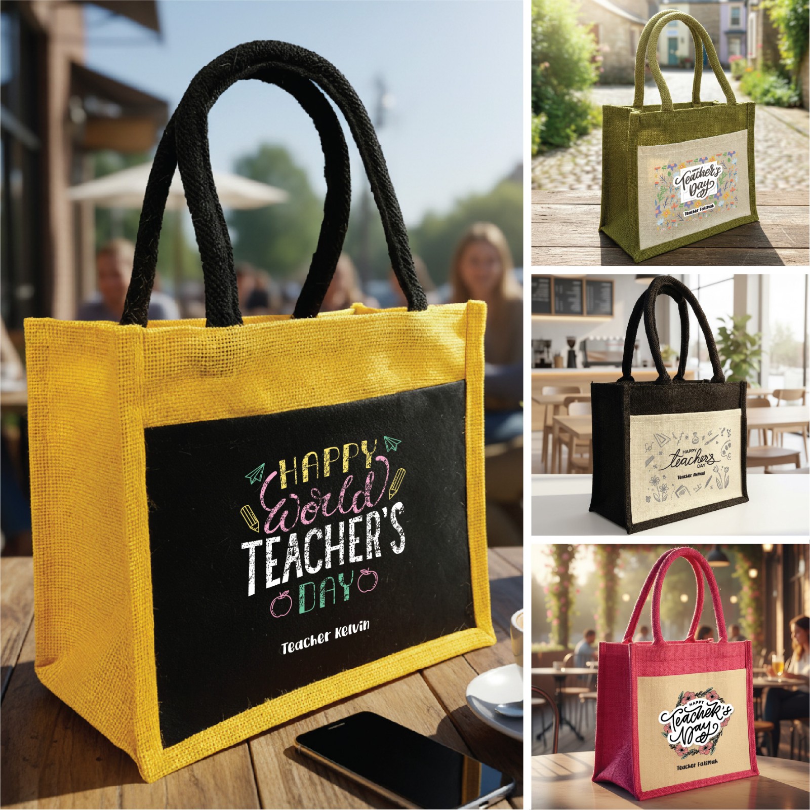 Teachers' Day Jute Bag