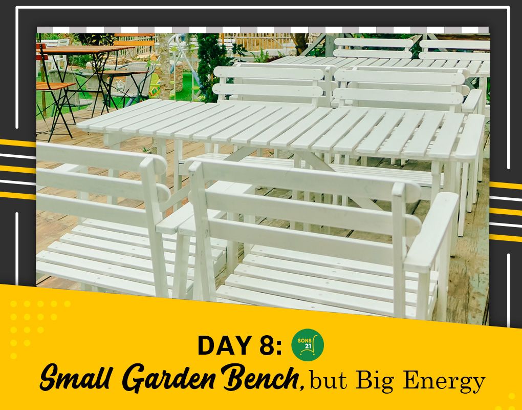 Day 8 Feng Shui: Tiny Garden Bench, Massive Energy Boost
