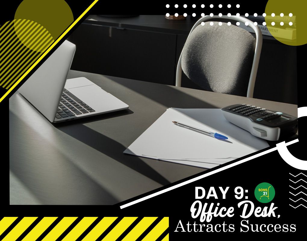 Day 9 Feng Shui: Office Desk That Draws Career Wins