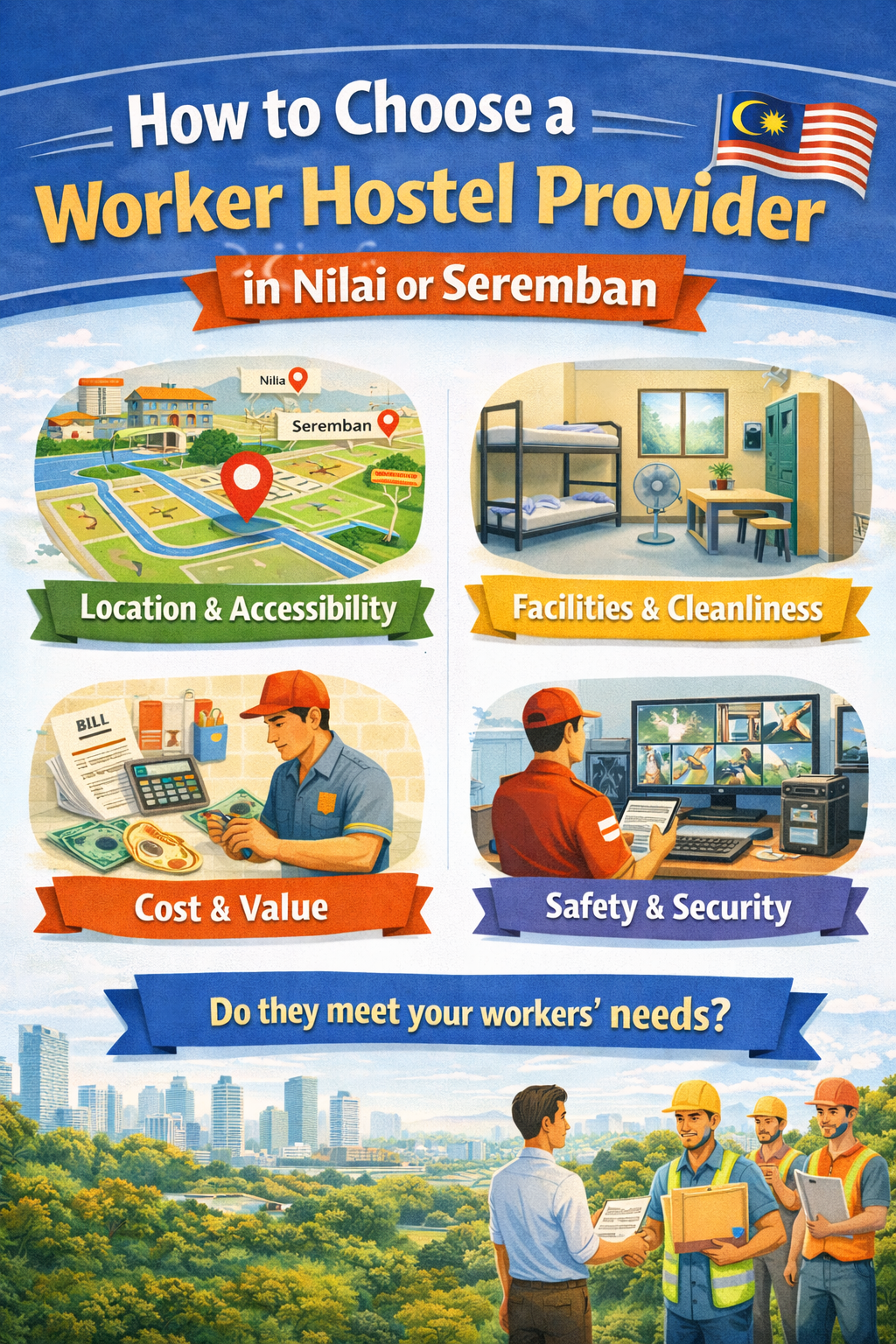 How to Choose a Worker Hostel Provider in Nilai or Seremban