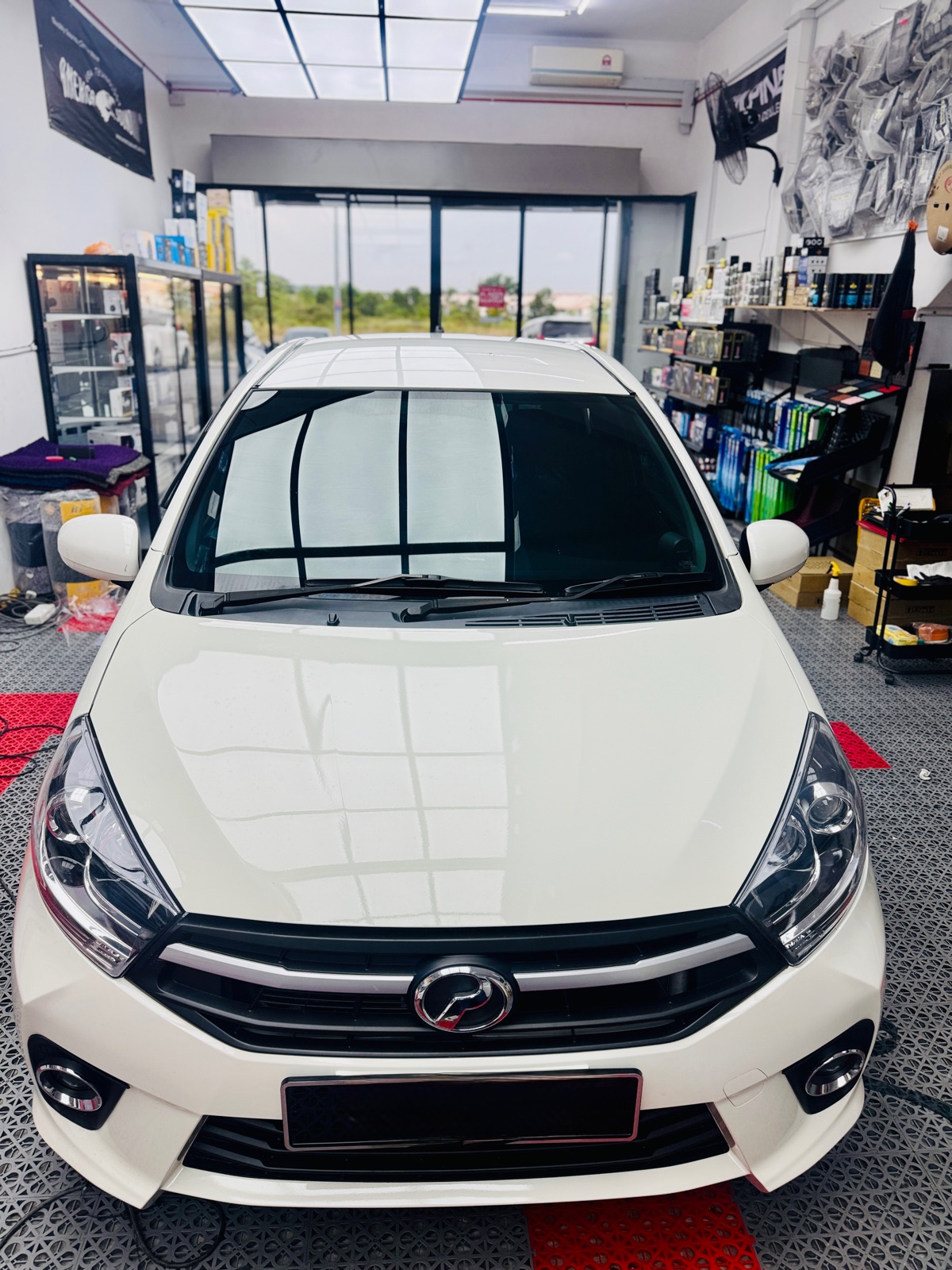 Perodua Axia Car Tinted