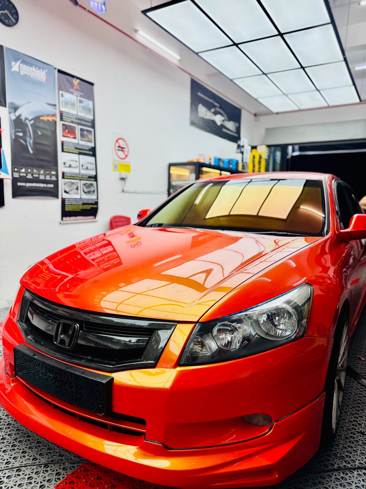 Honda Accord Car Tinted （Full Car Chameleon Red）