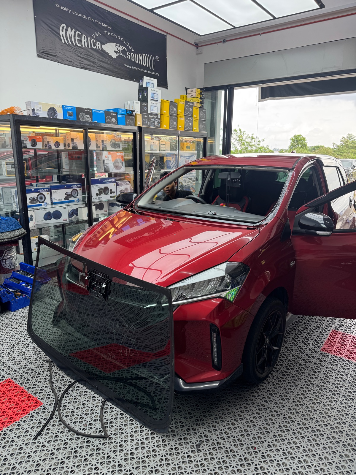 Perodua Myvi Claim Windscreen And Tinted