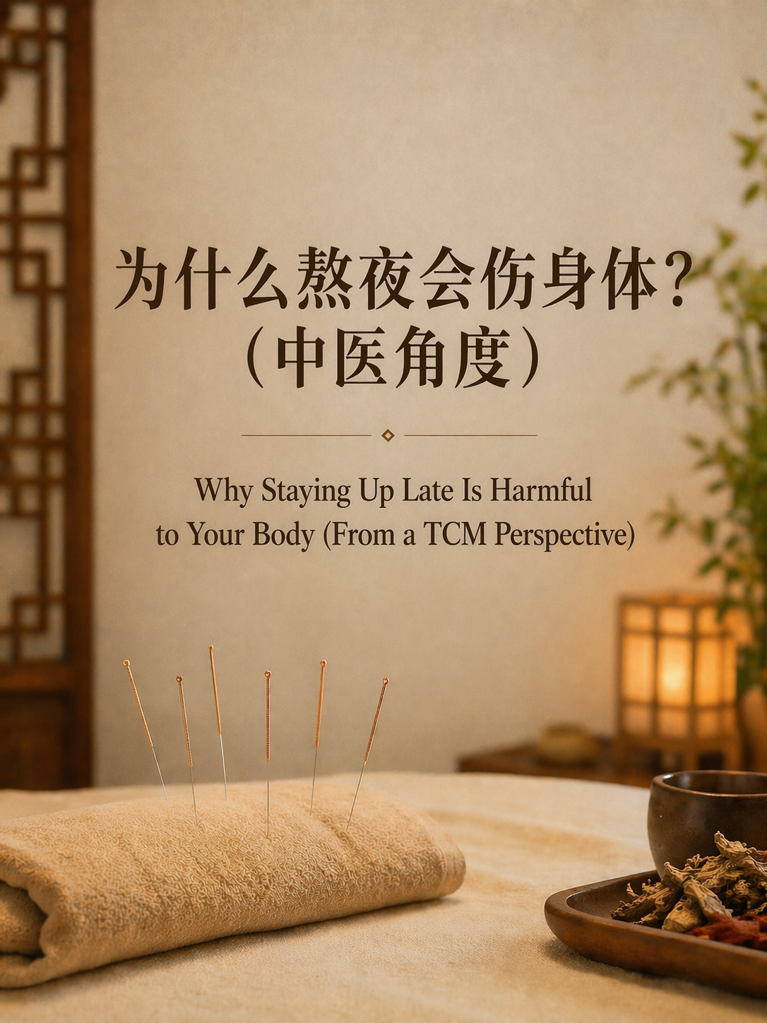 Why Staying Up Late Is Harmful to Your Body (From a TCM Perspective)