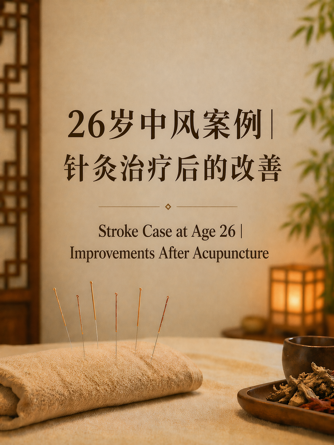 【Stroke Case at Age 26 | Improvements After Acupuncture】