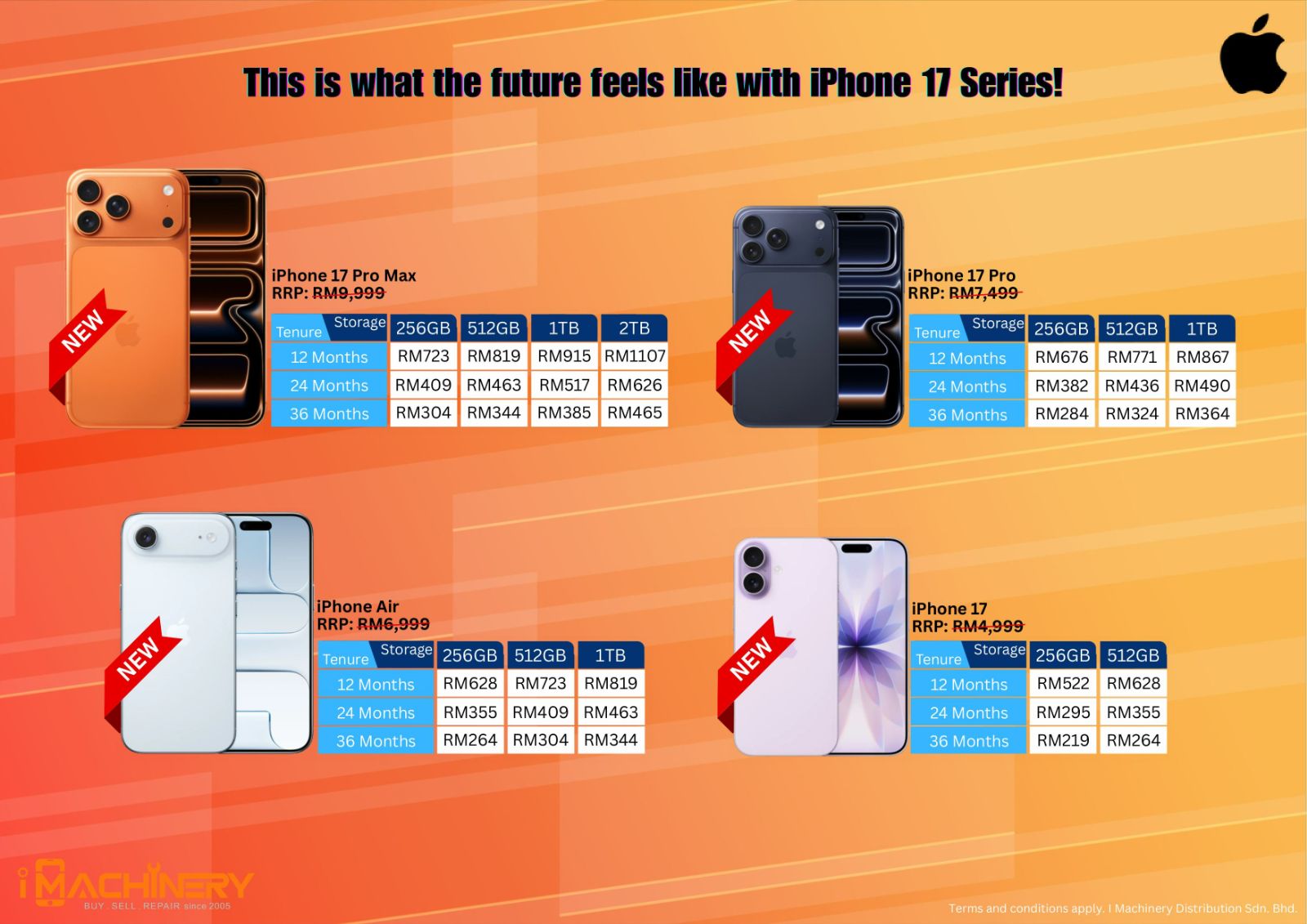 iPhone 17 Series Installment Plan