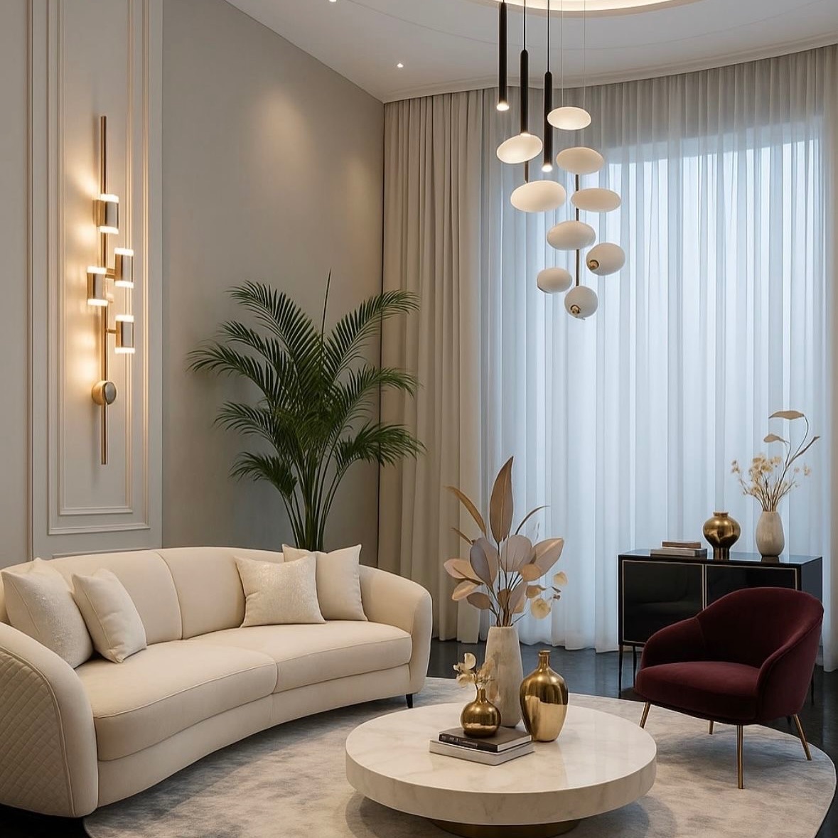 Even a Terrace House Can Look Luxurious with the Right Curtains