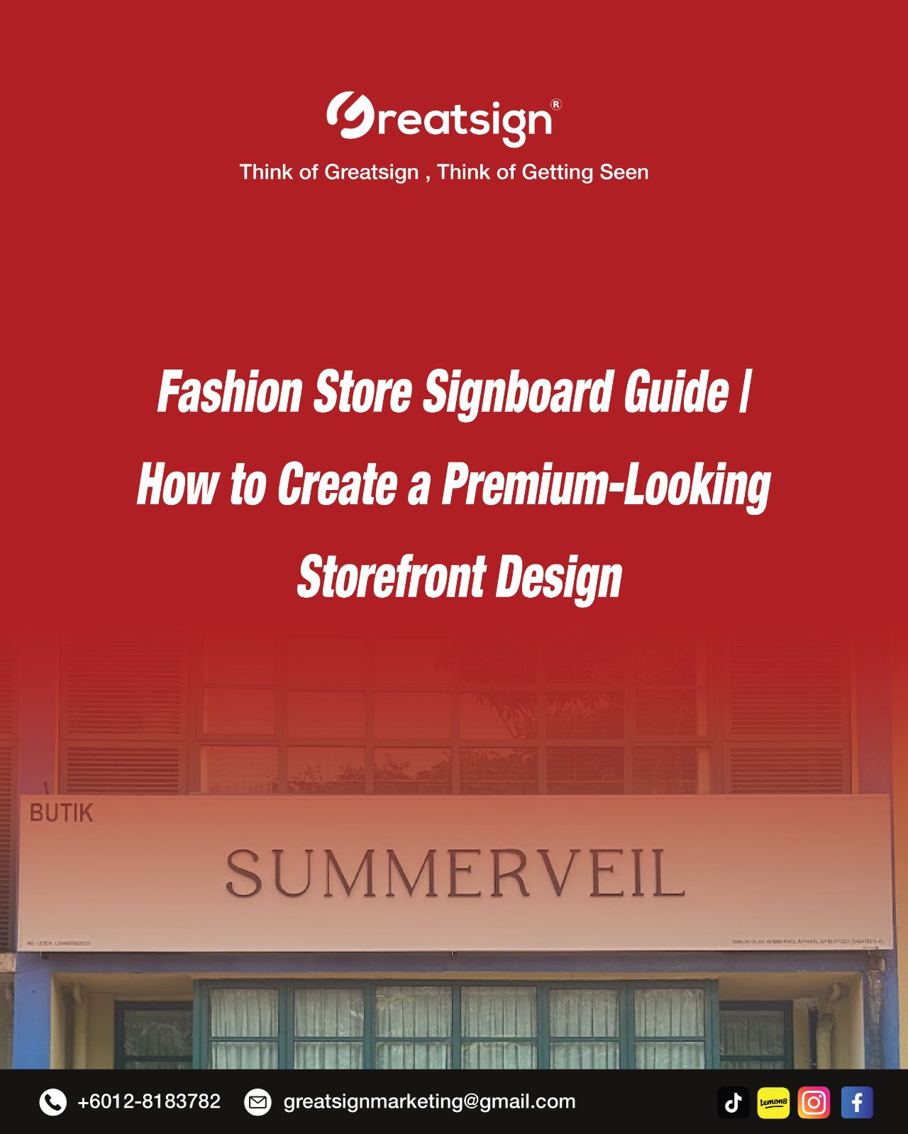 Fashion Store Signboard Guide | How to Create a Premium-Looking Storefront Design