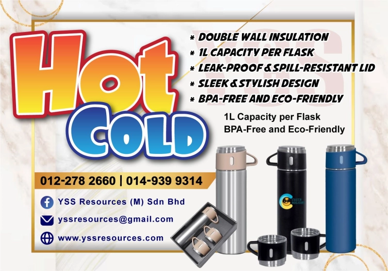 Stainless Steel Insulated Vacuum Flask Set_ST3055