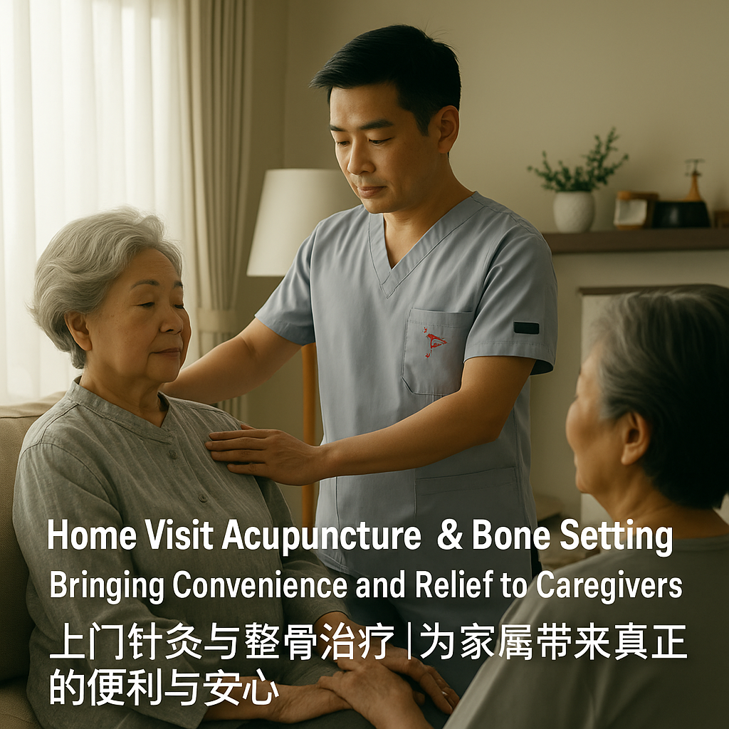 Home Visit Acupuncture & Bone Setting | Bringing Convenience and Relief to Caregivers