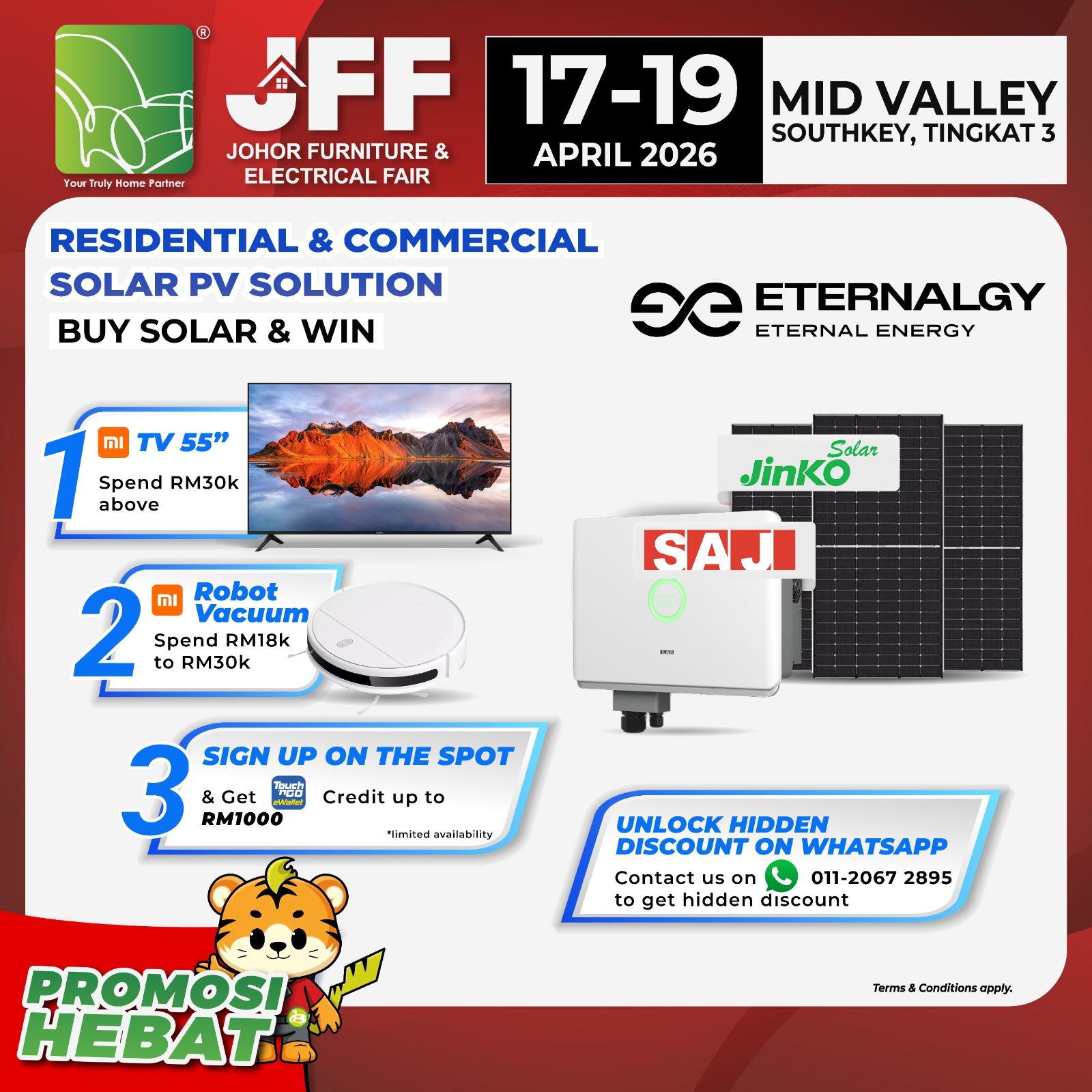 🚀 [MALAYSIA EXCLUSIVE] Don't Settle for Old Tech! Next-Gen Jinko N-Type Technology arrives at Eternalgy! ☀️