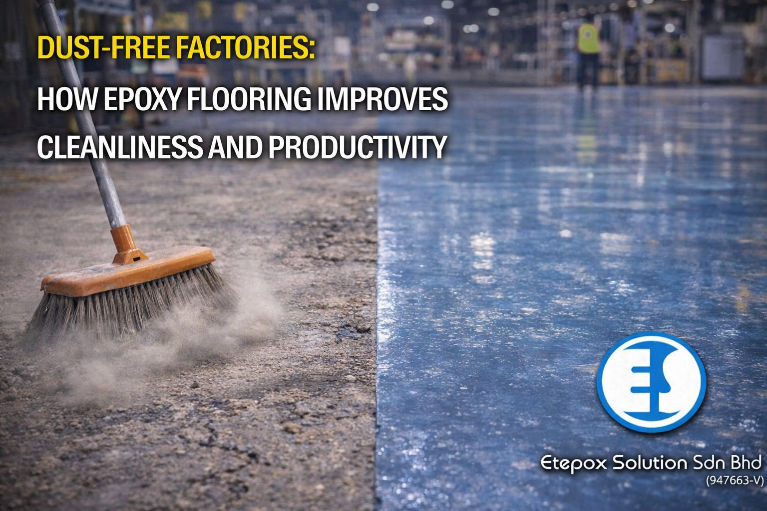 Dust-Free Factories: How Epoxy Flooring Improves Cleanliness and Productivity