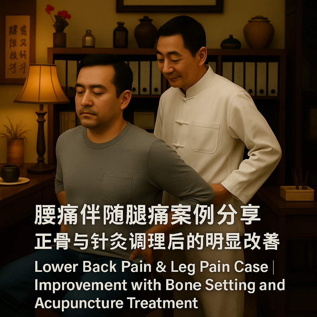 Lower Back Pain & Leg Pain Case | Improvement with Bone Setting and Acupuncture Treatment