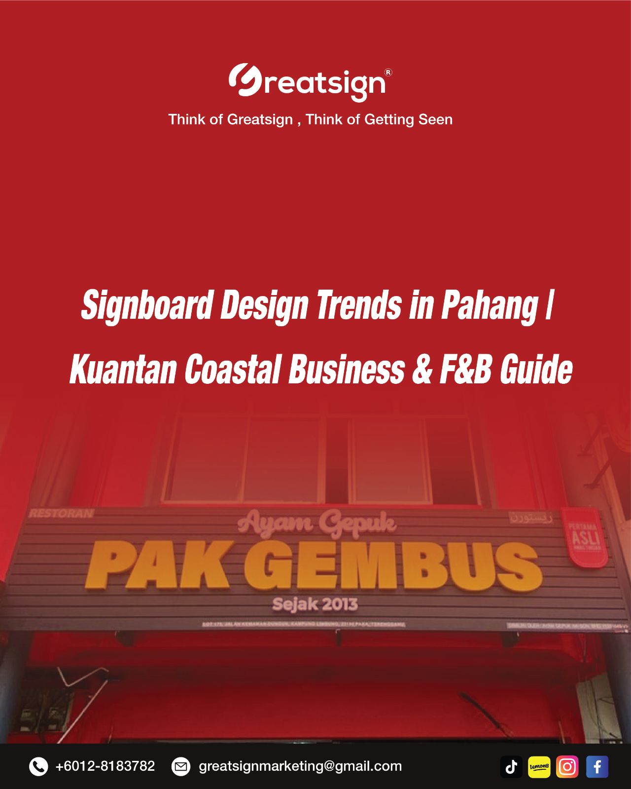 Signboard Design Trends in Pahang | Kuantan Coastal Business & F&B Guide