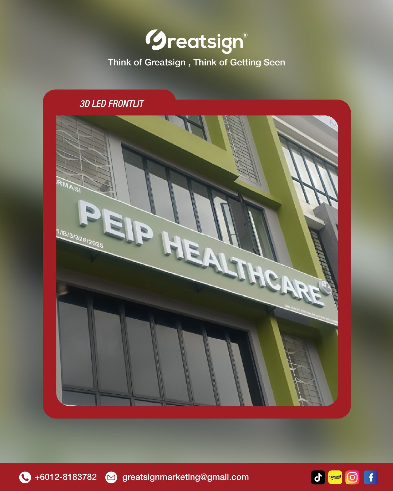 Power-Bright 3D LED Signboard Across Retail & Commercial Areas 💡 | Skudai, Batu Pahat & Senai
