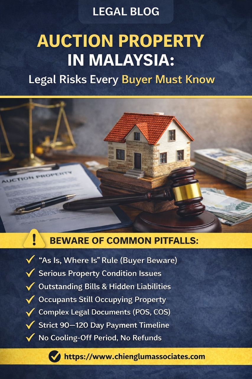 Auction Property in Malaysia: Legal Risks a Beginners Buyer Should Know