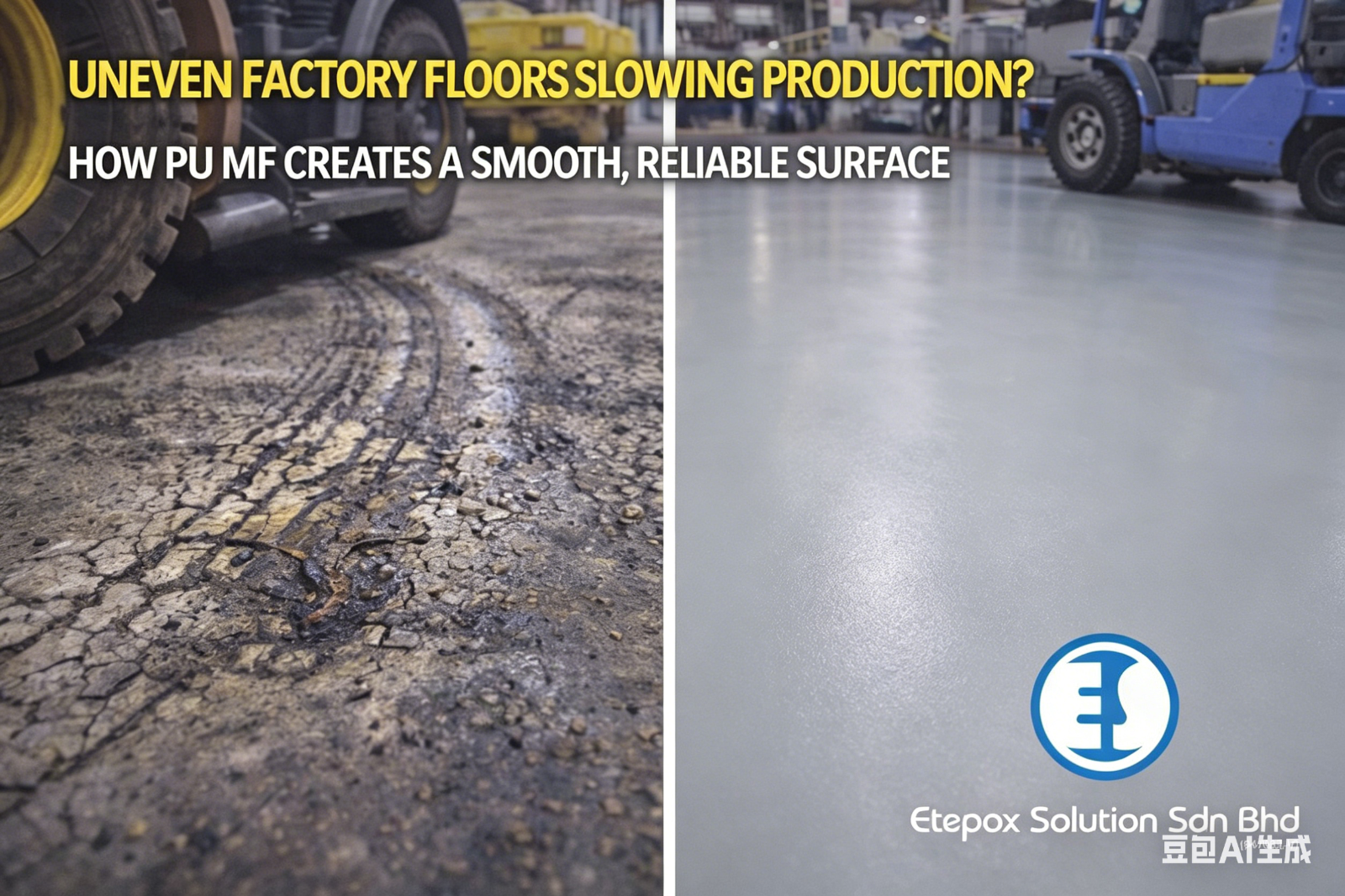 Uneven Factory Floors Slowing Production? How PU MF Creates a Smooth, Reliable Surface