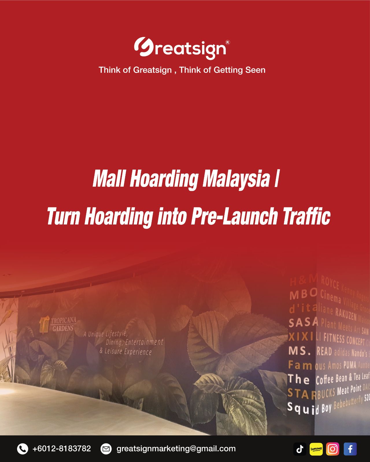 Mall Hoarding Malaysia | Turn Hoarding into Pre-Launch Traffic