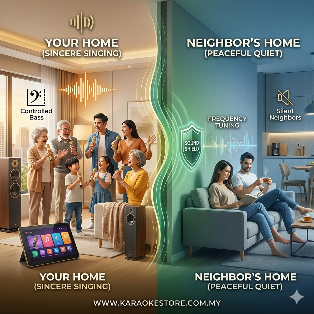 How do you ensure the sound won't disturb my neighbors?