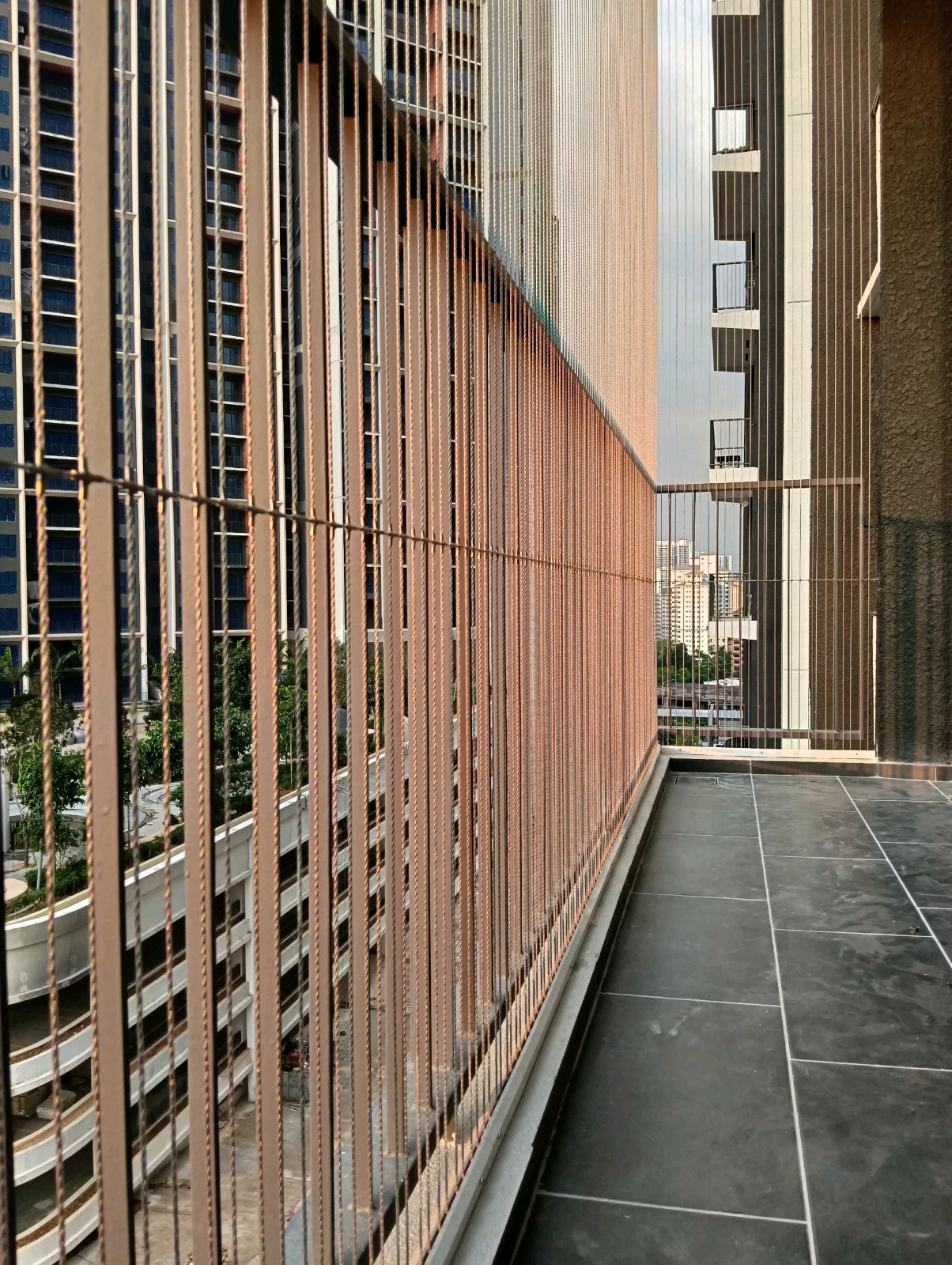 Invisible Cable Grille done at Alix Residence