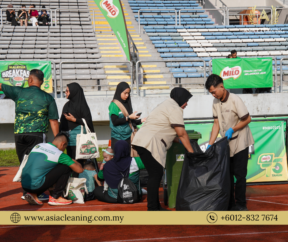 Event Cleaning - Milo Event-Edu City (During Event)