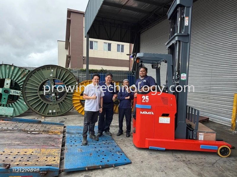 THANK YOU CUSTOMER SUPPORT ONE UNIT MIMA MF25-80 - REACH TRUCK STANDING TYPE