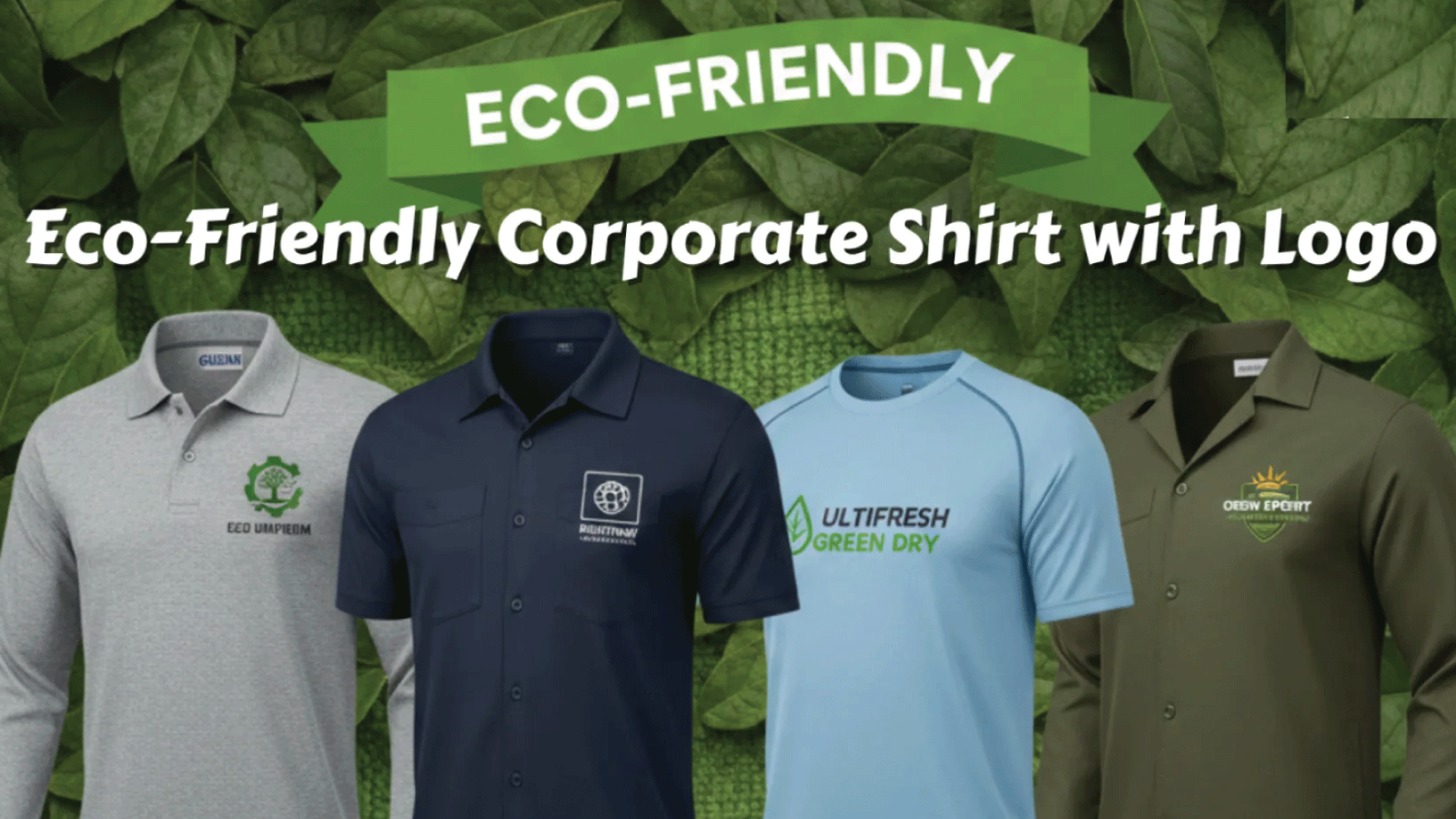 Eco-Friendly Corporate Shirt with Logo: Sustainable Uniform Solutions Using Gildan, Rightway, Ultifresh & Oren Sport