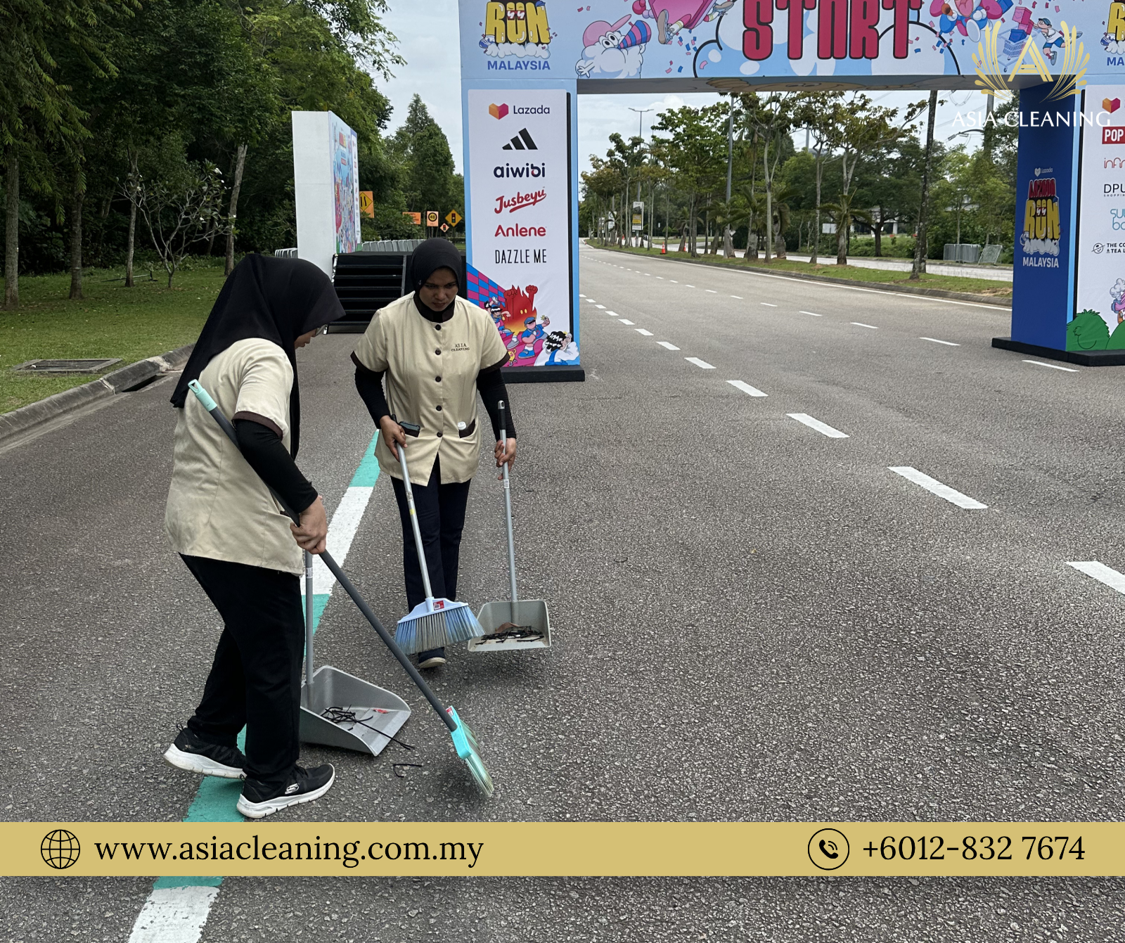 Event Cleaning - Lazada Run (Set Up)