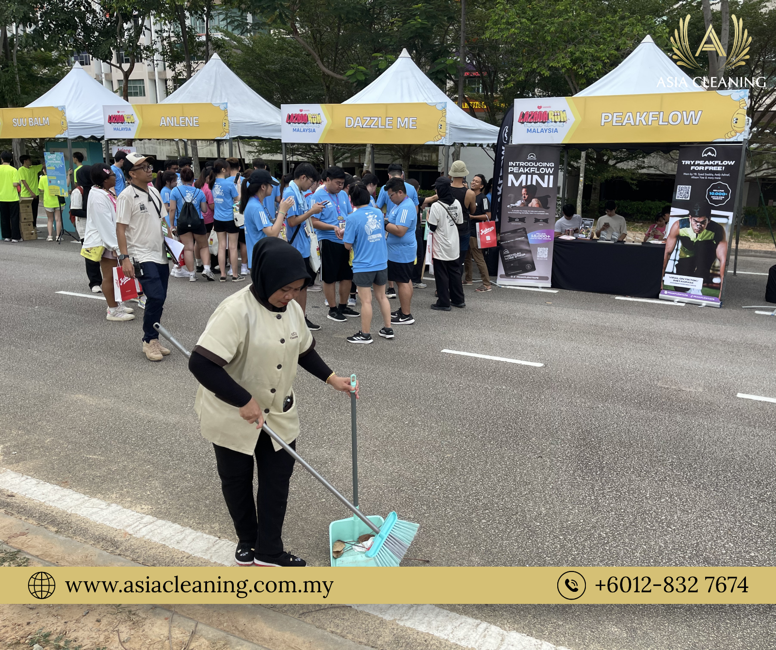 Event Cleaning - Lazada Run (During Event)